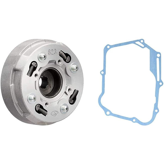 KITACO Clutch Kit for Centrifugal Clutch Ducks 50 Little Cub 307-1414120 & R Crankcase Cover Gasket MONKEY 966-1015004 [Set Purchase]
