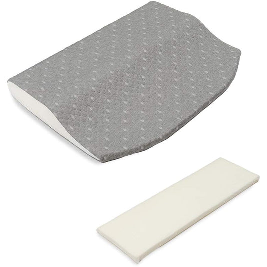 Iris Plaza Pillow, Shoulder Support, Memory Foam, Restful Sleep, Stiff Shoulders, Pillow, Sleep Pillow, Good Sleep Pillow, Prevents Snoring, Gently Supports Neck, Head, and Shoulders, Breathable, Gray, Height: 11cm LRP-SS Width approx. 95 x Depth approx.
