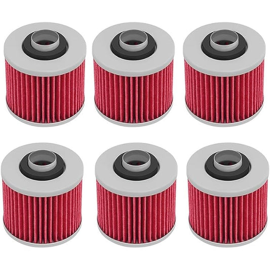1/2/4/6/8/10pcs Motorcycle Oil Filter Y/AMA-HA XV250 XVS650 XVS1100 V-star XV500 XV750 V/IRA-GO 250 Xv535 XVS250 DragStar XV1100 (Color : 4PCS)