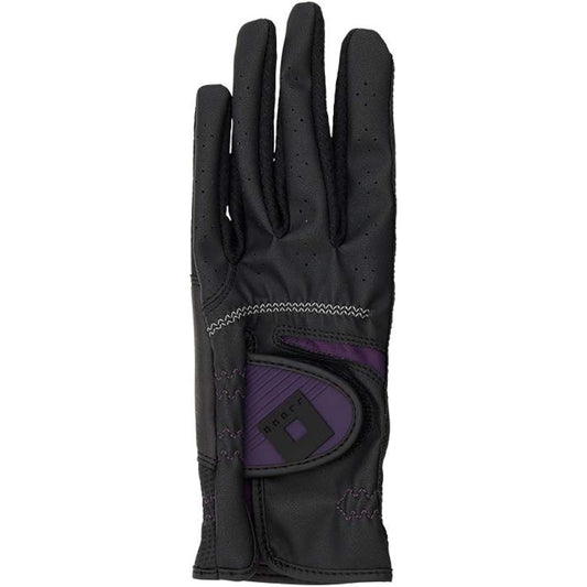 ONOFF Ladies gloves (both hands) Black x Purple 22cm OG7321-02 BLK22