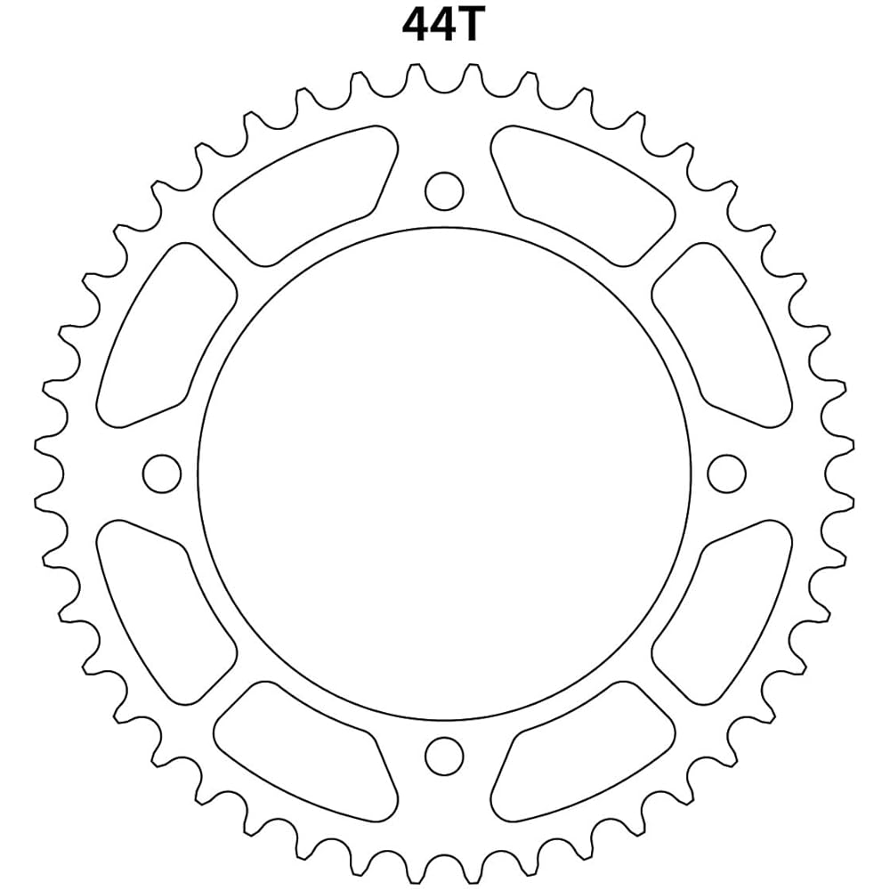 DRC (DRC) DURA rear sprocket 428-44T KLX125 150 D34-25-044