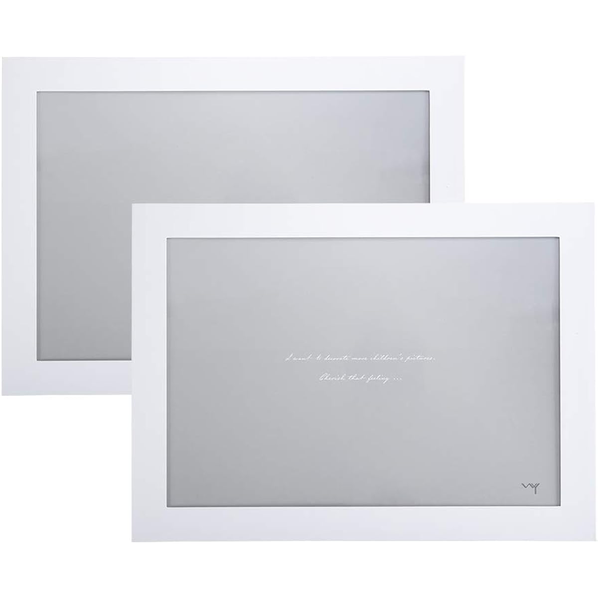 WY WY-HM018 Children's Picture Frame Poster Frame Four Cut Picture Paper Photo Frame Picture Painting Classroom Kindergarten School Craft Paper Paper Work Light Lightweight Drawing Pin Poster Panel