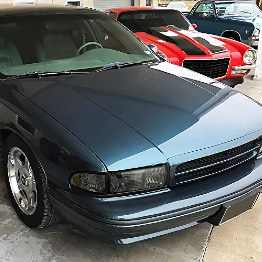 SPEC-D TUNING 2LCLH-IPA91G-EU Chevrolet Inparis Caprice Crystal Smoke Headlight + Color Land Lamp