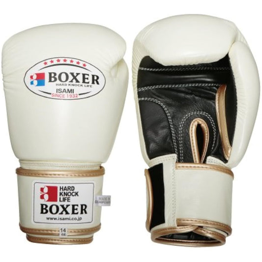 ISAMI BOXER Boxing Gloves Genuine Leather 10oz (TBX-110)