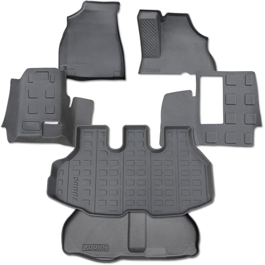 YOURS: 90 Series Voxy Noah Exclusive 3D Floor Mat Set [SET5] Pedal Mat Sports Mat Luggage Side Luggage Lower Passenger Seat VOXY 90 NOAH Floor Mat Driver Seat Passenger Seat Foot Tray Sand Antifouling Water Cleaning Parts TOYOTA y507-011 [