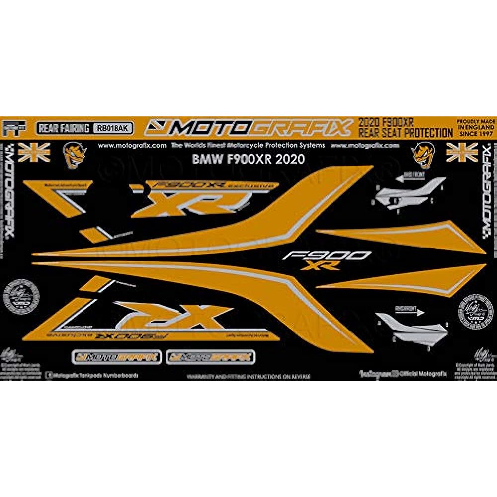 MOTOGRAFIX Body Pad REAR BMW F900XR (20-)