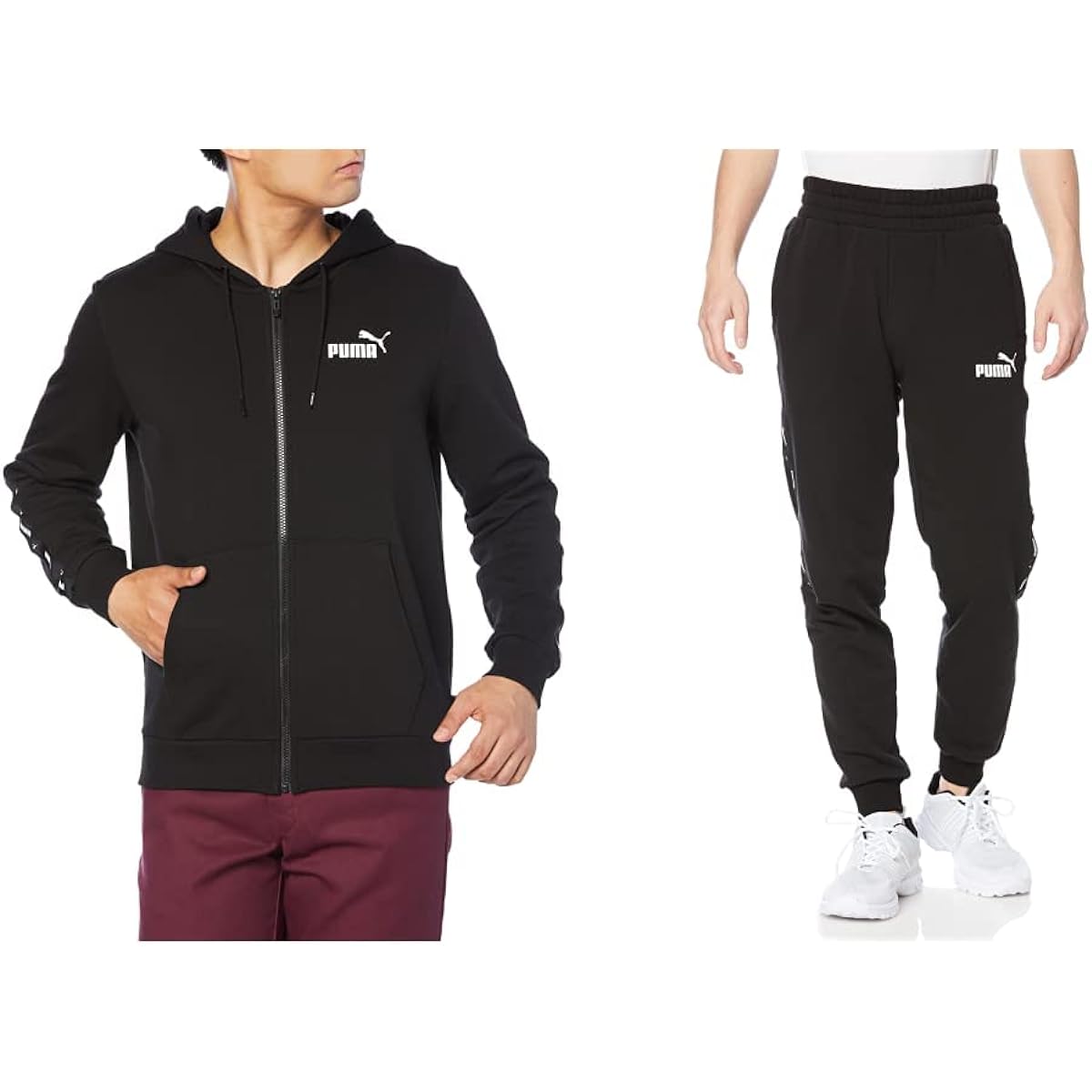 [PUMA] Sweat Hoodie ESS+TAPE Full Zip Hoodie 849555 Men's Sweat Parka