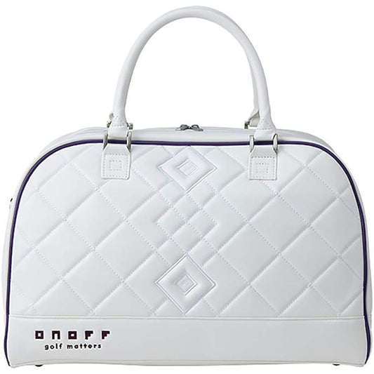ONOFF Boston bag white x purple OV7921-01