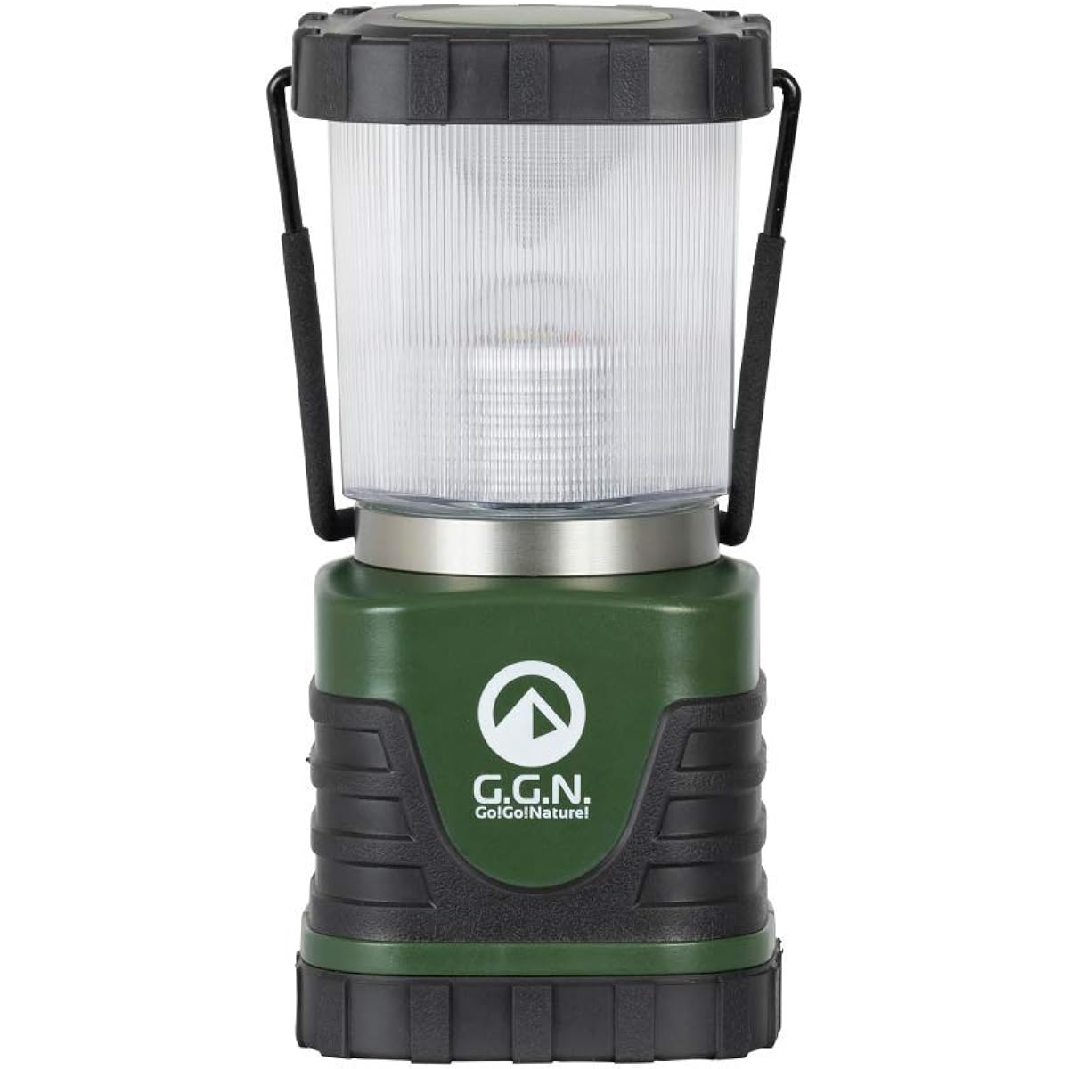 G.G.N. LED Lantern, 1000 Lumens, Adjustable Brightness, Outdoor, Disaster Prevention, GN02CM023, Green, 18 x 8.5 cm