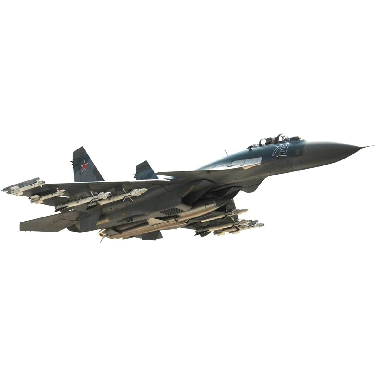 Minibase 1/48 Russian Navy Su-27K Sea Flanker Kh-41 with Mosquito Plastic Model BA8002 Molding Color