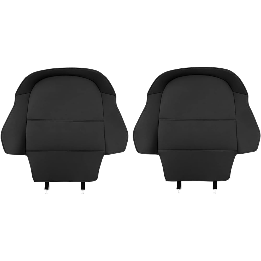 TAIKOO Seat Back Kick Protector Volvo XC90 XC60 S90 S60 S60 V90 V60 Kick Mat Accessory Black 2-piece set (Black-2 pieces)