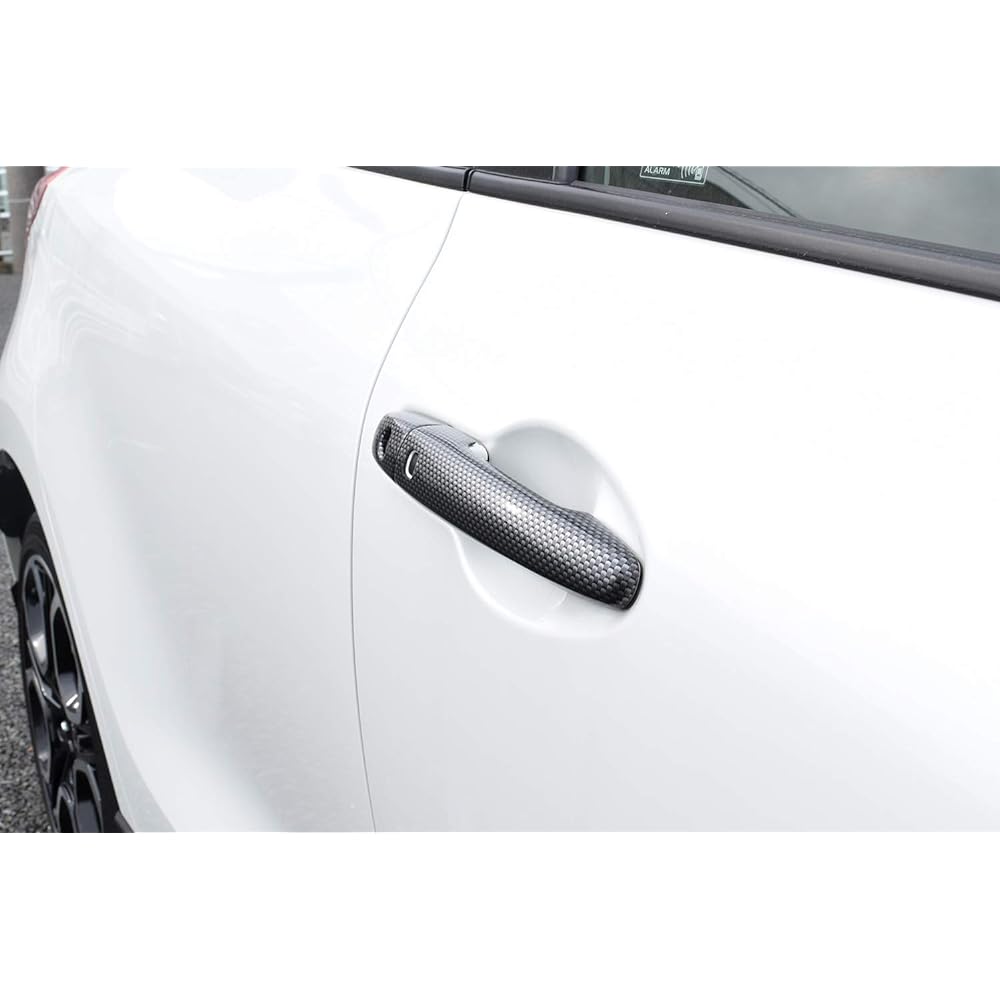 SecondStage Suzuki Swift Sport Door Handle Cover Front Carbon Style S011D1C