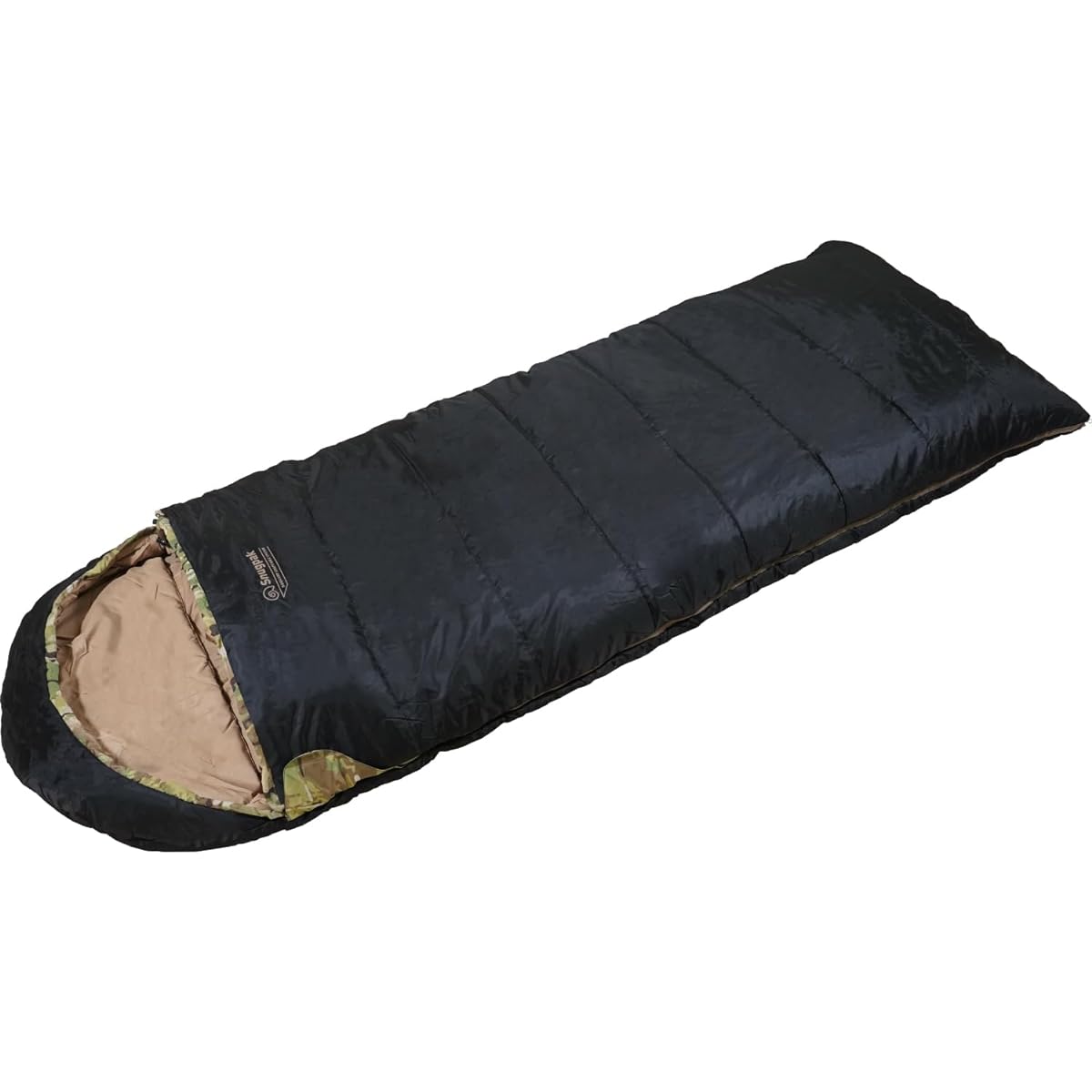Snugpak Sleeping Bag, Sleeping Bag, Base Camp, Adaptable System, Black x Desert Tan, Compatible with 3 seasons, Spring, Summer, Autumn, Washable [Comfortable use temperature -2 degrees] (Japanese genuine product)