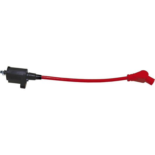 POSH Racing Ignition Coil Black + Speed Pro Twin Code Red 12V Monkey Gorilla APE50 APE100 XR50 XR100 Motard 296011-04