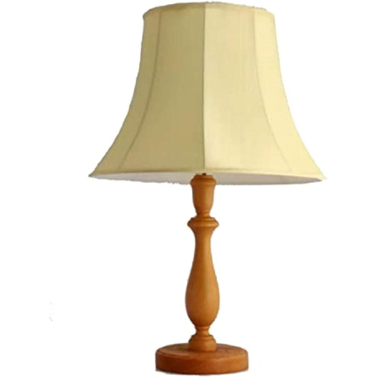 lamp-shade table light integrated body Scandinavian style natural shade shantung beige diameter 38cm RS-3858 RS-3858