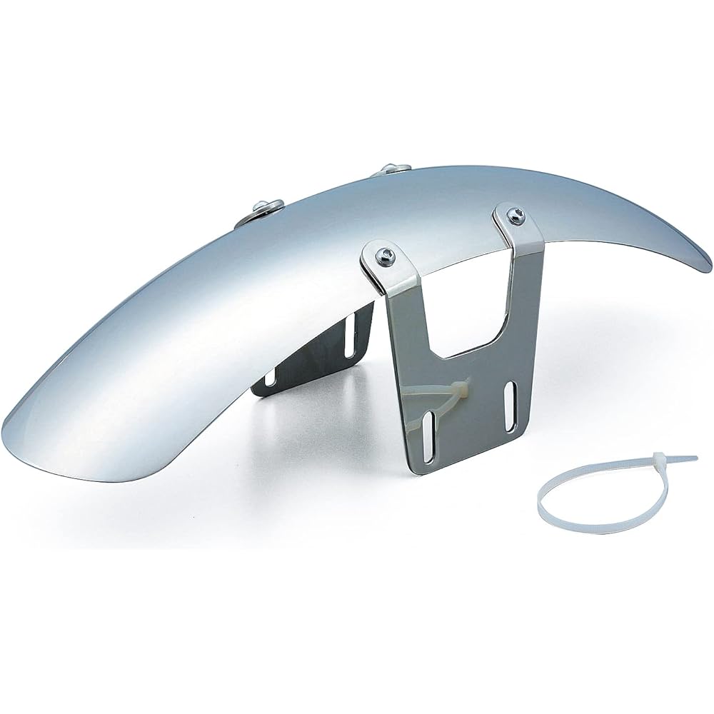 Daytona Short Front Fender Stainless Steel Buff Finish SR500(78-08) SR400(78-20) 39146