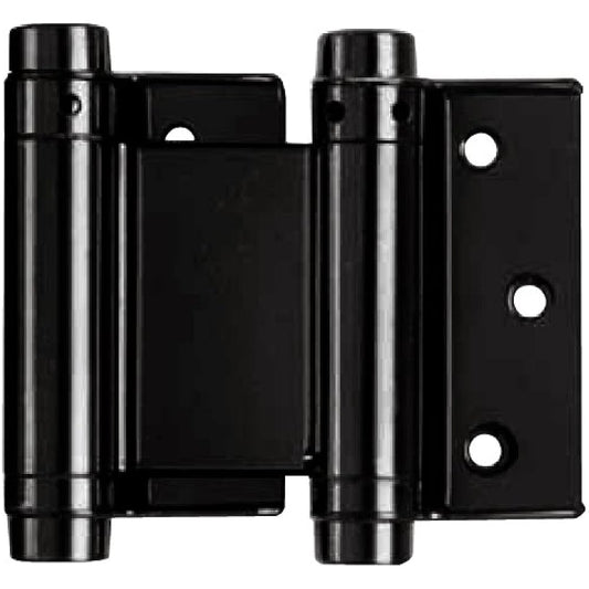 Shimizu OS Free Hinge Double Opening 64mm Iron (Black Paint) 1 Set of 2 [Product Number: H-12]