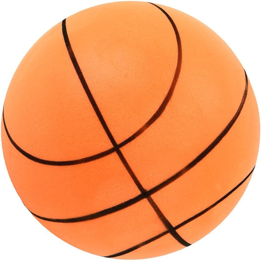 10TEN STORE Polyurethane Ball Basketball Quiet Soft Lightweight Noise Prevention No Inflator Required Indoor Practice