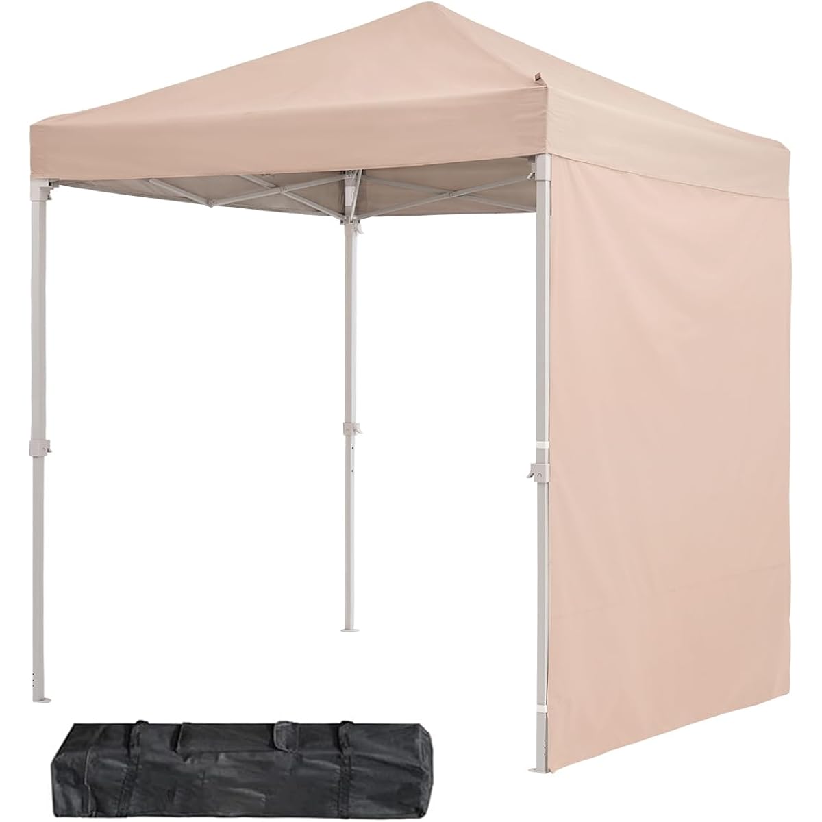 Willpo One-Touch Tarp Tent, 3 Adjustable Levels, 3m/2.5m/2m, UV Protection, Water Resistant, Steel, Camping, Outdoor, Waterproof Side Screen/1 Side Sheet Included, Tent, Camping Equipment, One-Touch Tent, Tarp
