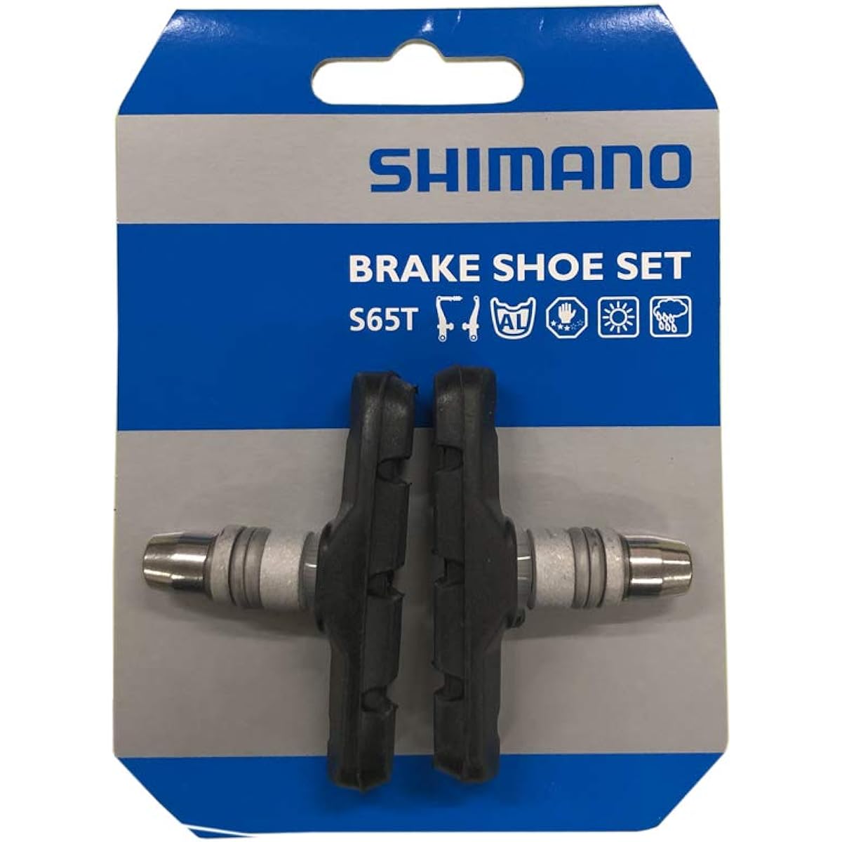 SHIMANO Repair Parts Brake Shoes S65T (10 pairs) BR-M422-S BR-M422-L BR-M421-S BR-M421-L BR-M420 etc. (for V brakes) Y8GP9810A