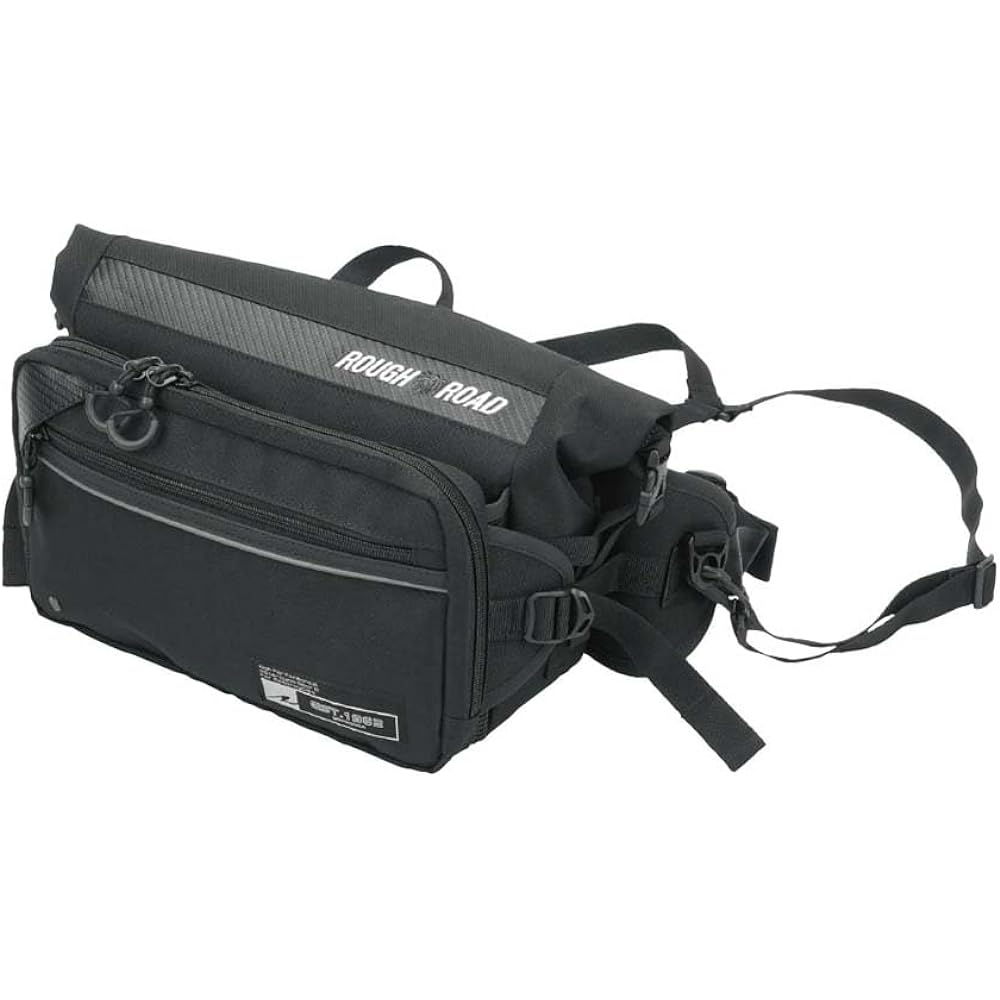 ROUGH&ROAD Motorcycle AQA DRY Hip Bag Black RR9510BK