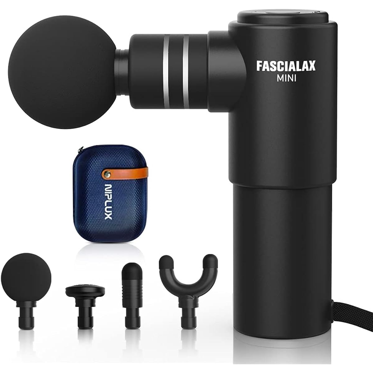 NIPLUX FASCIALAX MINI Introduced at King's Brunch Fascia Release Gun Nisso Plus Co., Ltd. NIPLUX Mini 4 speed adjustment Silent design Cordless Respect for the Aged Day Present Birthday Father Mother Men Women Gift Celebration