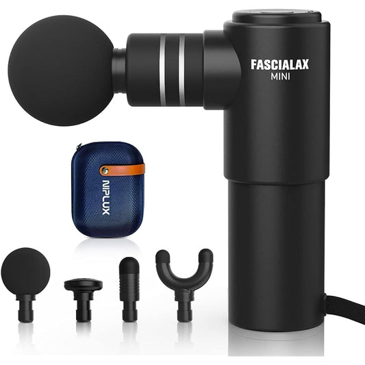 NIPLUX FASCIALAX MINI Introduced at King's Brunch Fascia Release Gun Nisso Plus Co., Ltd. NIPLUX Mini 4 speed adjustment Silent design Cordless Respect for the Aged Day Present Birthday Father Mother Men Women Gift Celebration