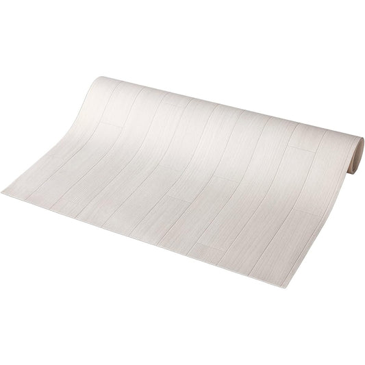 Laglie Floor Mat Wood Grain Ivory Approx. 90 x 1000cm Floor Protection Mat Flooring Mat