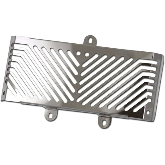 Kawasaki Zephyr 400/Zephyr 750 Stainless Steel Oil Cooler Cover, Silver