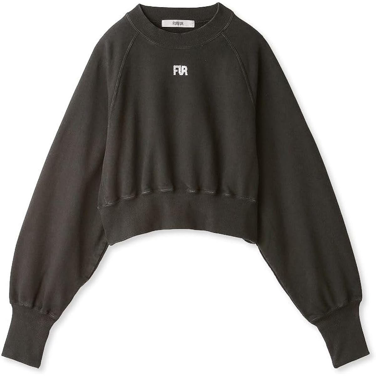 [Fur Fur] Crystal FUR Logo Sweatshirt RWCT241018 Women's