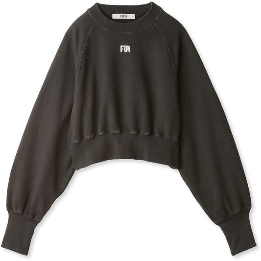 [Fur Fur] Crystal FUR Logo Sweatshirt RWCT241018 Women's