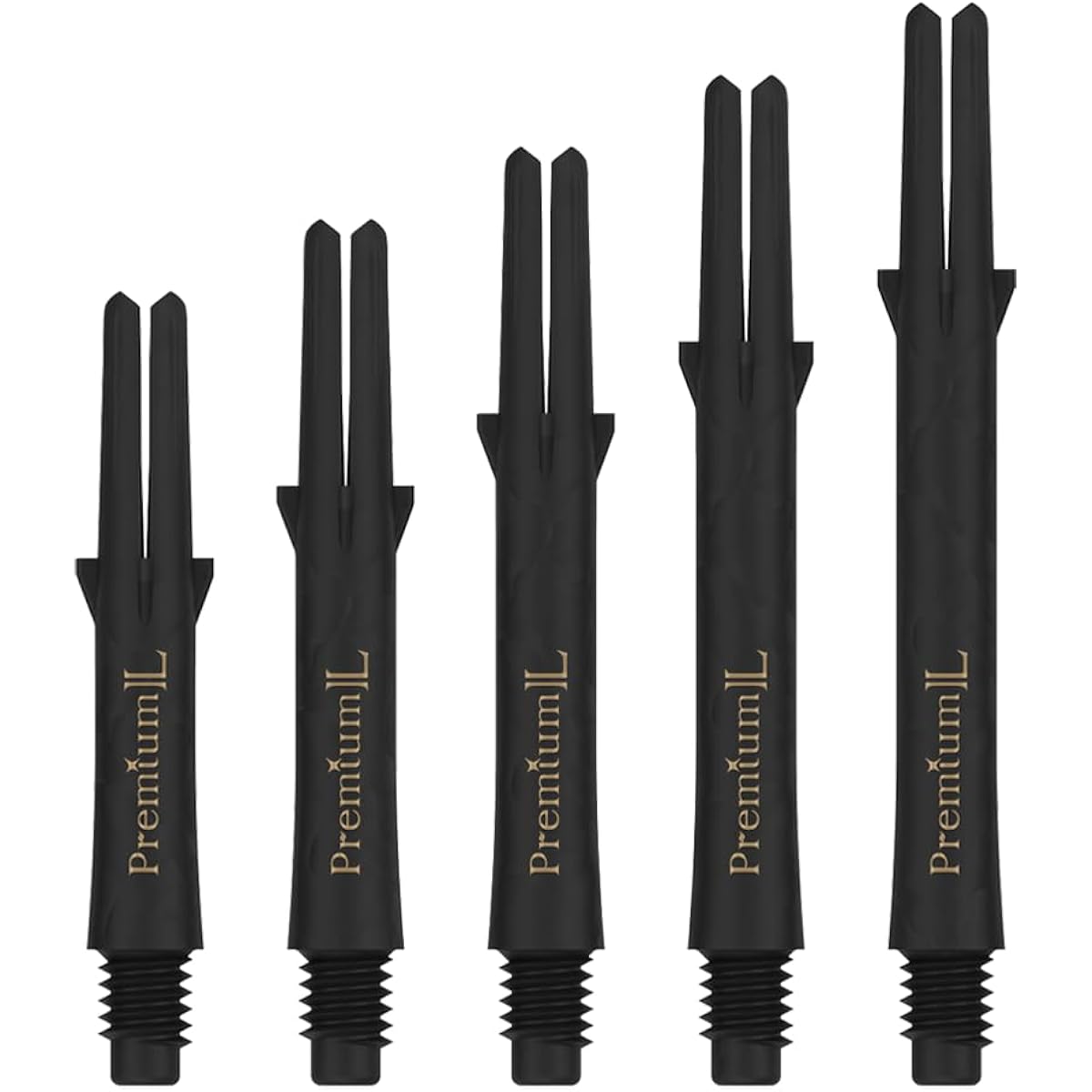 L-style Premium L-Shaft Lock CARBON Straight Shaft 190 Black sh00199