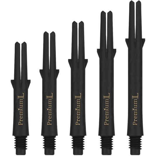 L-style Premium L-Shaft Lock CARBON Straight Shaft 190 Black sh00199