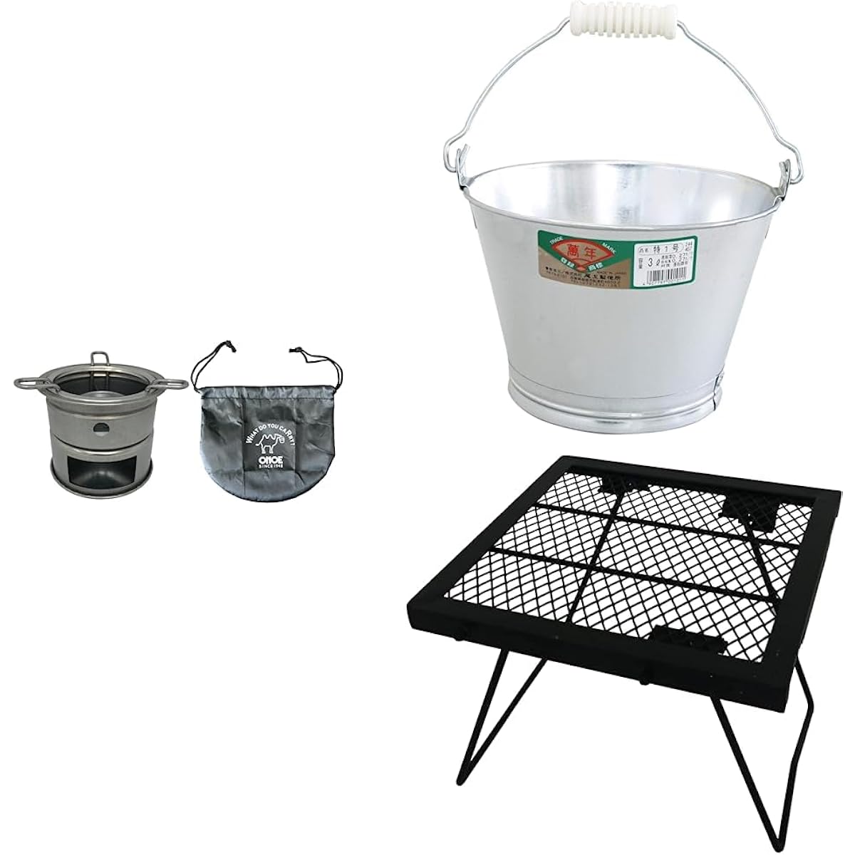 Onoe Seisakusho (ONOE) Mini Kamado MK-125 Easy to enjoy cooking with a stove Made in Japan Can use both solid fuel and firewood Solid fuel trivet/Tabletop stove Bonfire stand Solo Camping BBQ