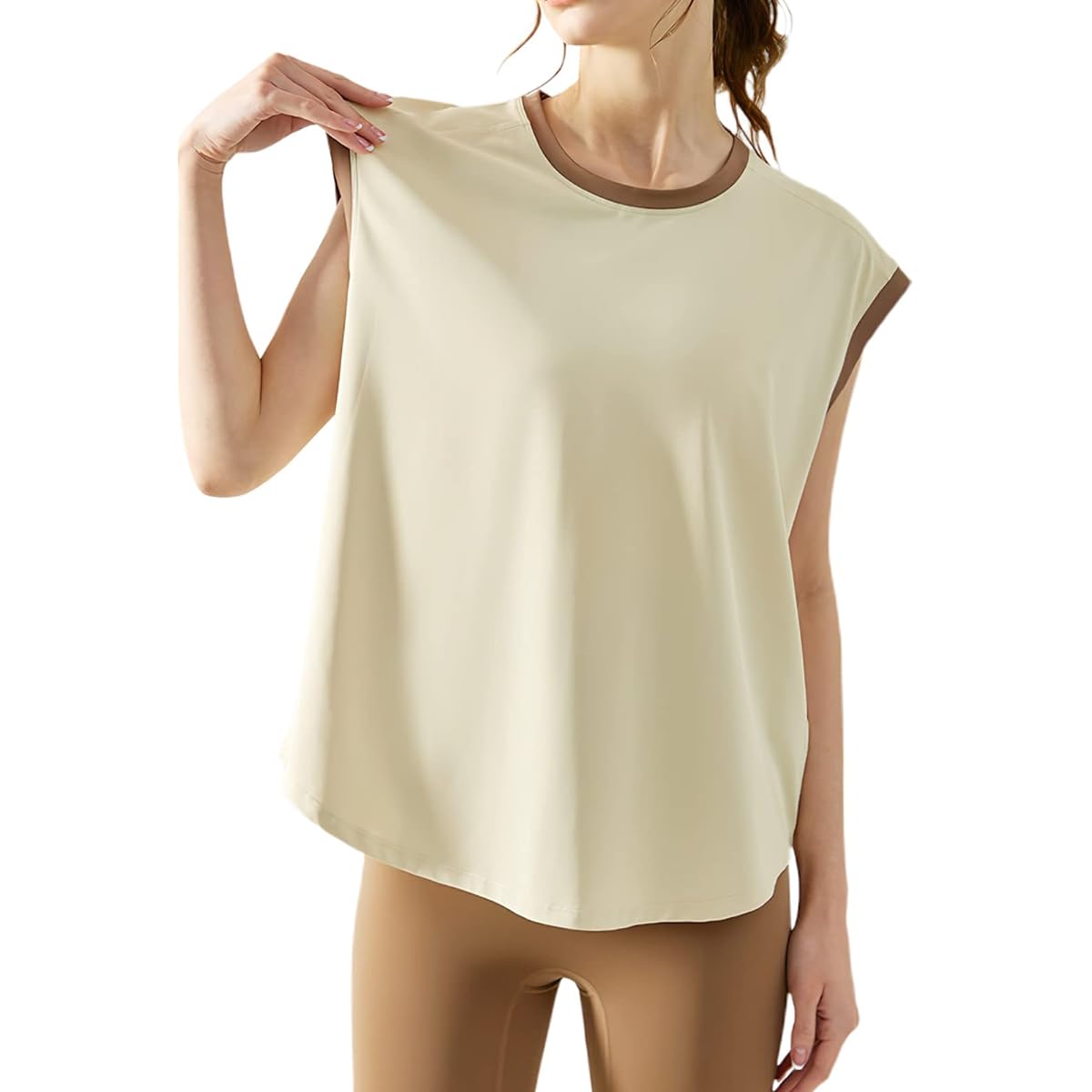 [VeroMan] Yoga Wear, Sleeveless, Body Covering, Women's, Cute, Loose ppi-nsc012