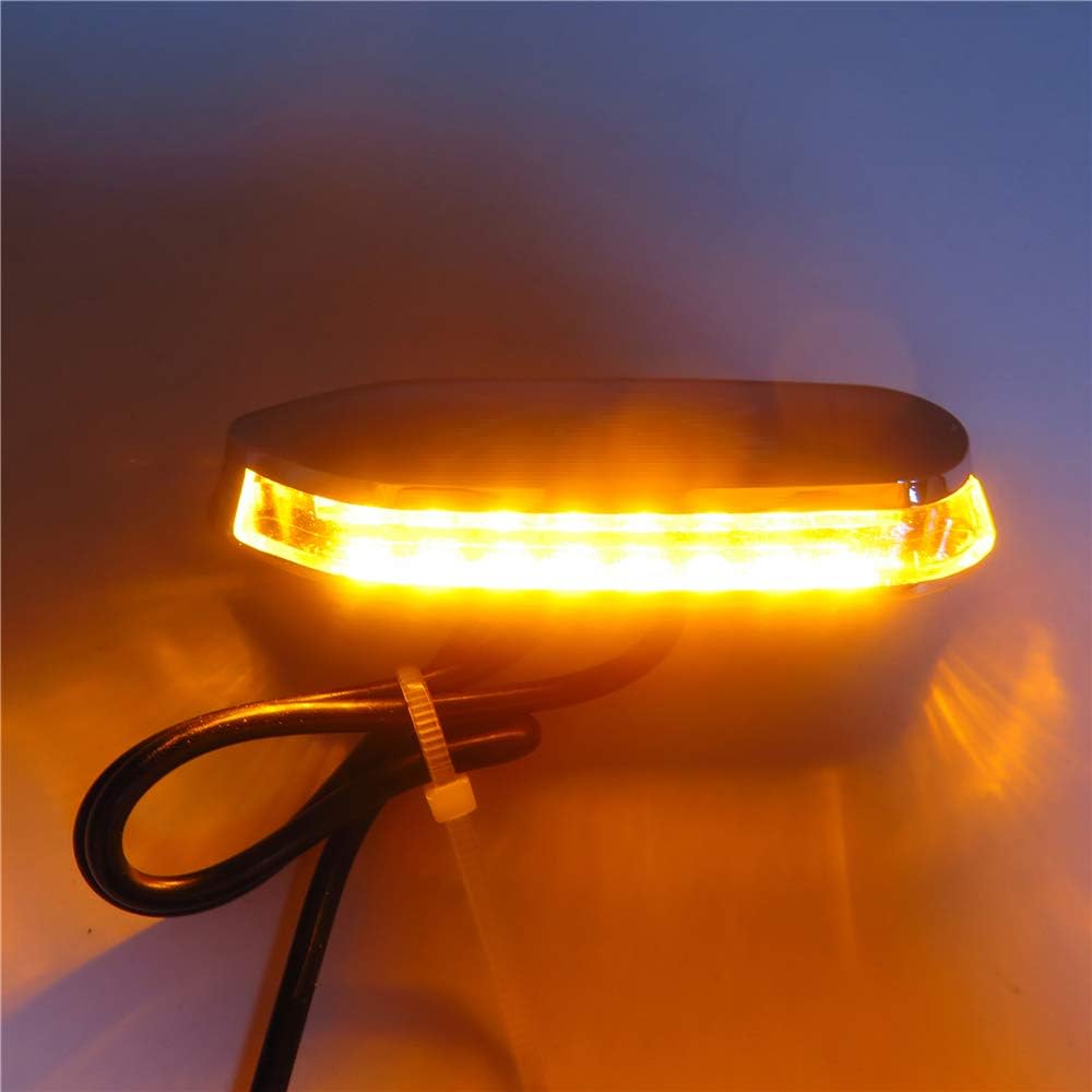 HTTMT-LED Ember Signal Mirror Block Off Base Plate SUZUKI GSXR 600 750 1000 compatible [P/N: MT222-010A]