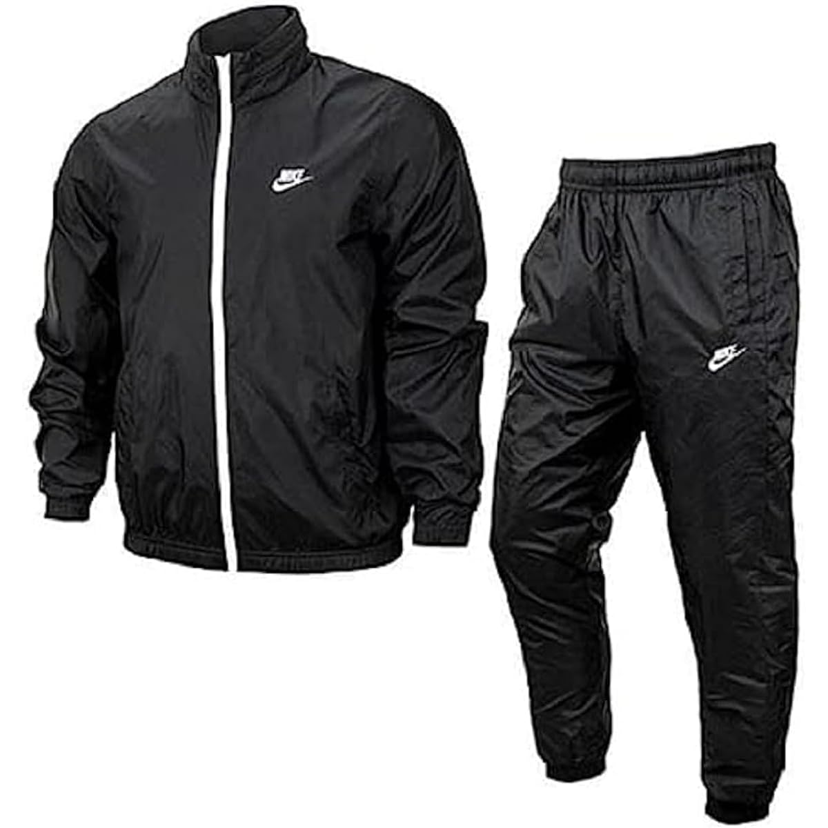 [Nike] NSW SPE LND Stretch Woven Lined Mesh Wind Up Suit Windbreaker Jacket x Long Pants Top and Bottom Set 2XL Size (176-185cm) Domestic Genuine Product DR3338 Black/White