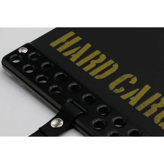 HARD CARGO Mat HC-170 Hard Cargo Mud Flap, Color: Black Anodized x Khaki Logo, Current All Models Mudguard, Mud Flap, Rear Left & Right Set, For Light Trucks,