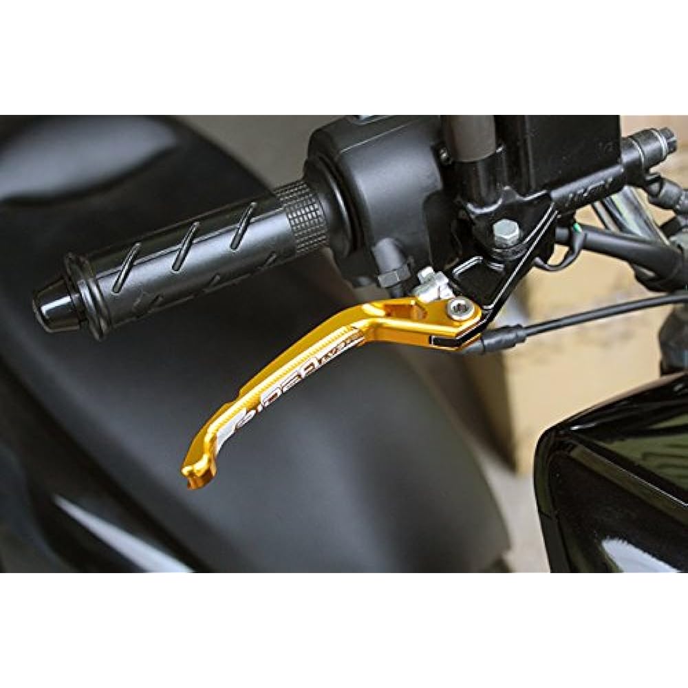 RIDEA 3D Knob Adjust Brake Lever Left and Right Set Lever Body: Gold SUZUKI GSX-S125 GSX-R125 RI0000278