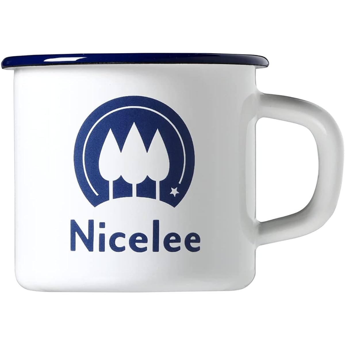 [Okayama Brand] Nicelee Hollow Mug Camping Outdoor Open Fire Indigo Blue 270ml