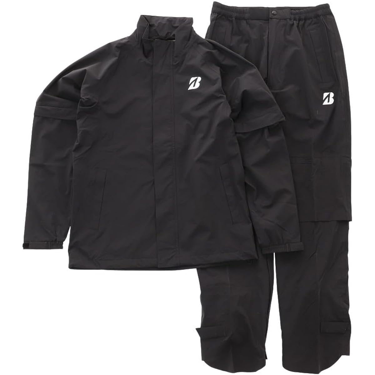 [Bridgestone Golf] Rain Blouson Pants Set Suigami 81G03 Men's Black LL