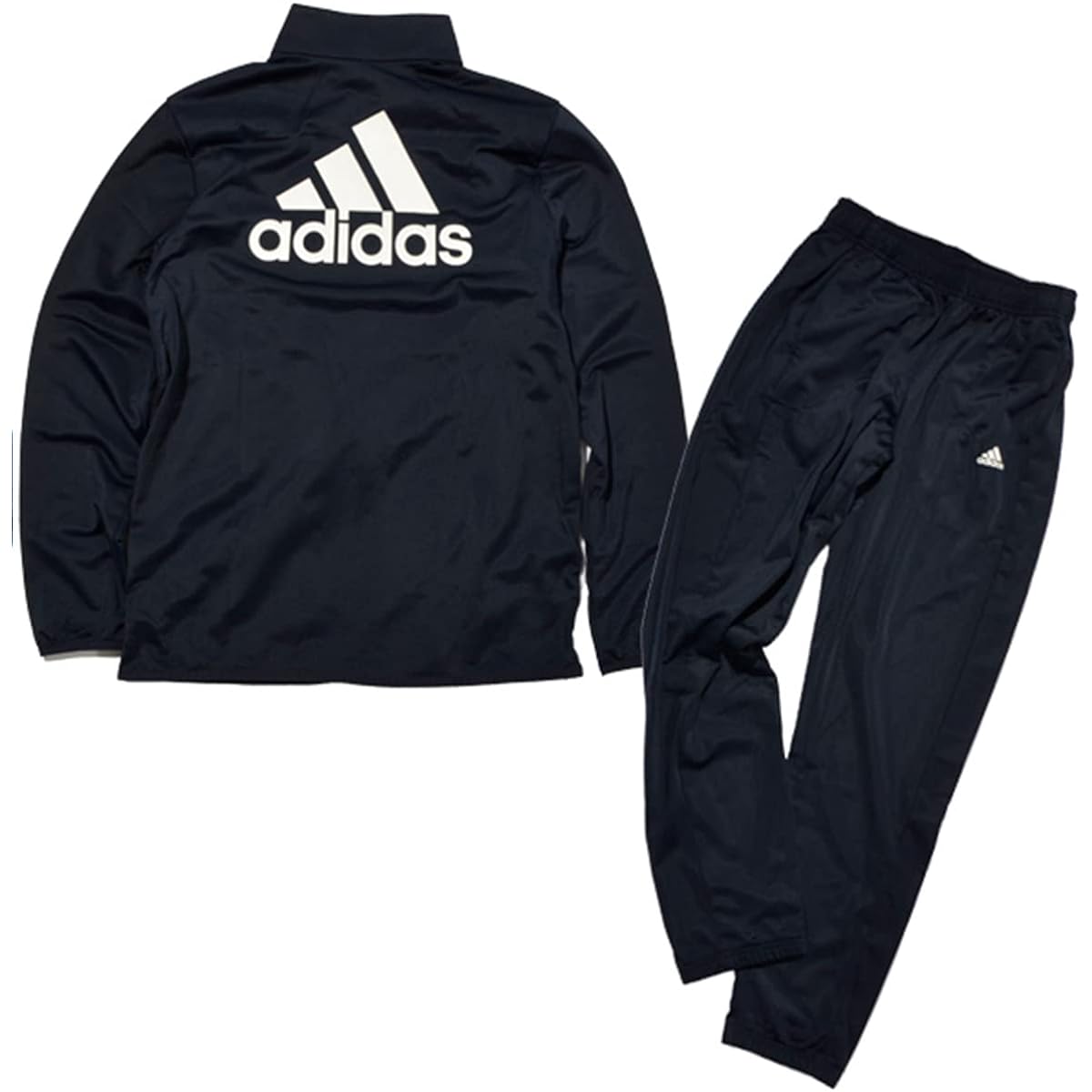 [Adidas] Jersey Top and Bottom Set Kids Essentials Tracksuit