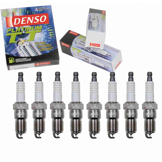DENSO Platinum TT Spark Plug 8 pieces Chevrolet Sylvalard 1500 4.8L 5.3L 6.0L 6.2L 6.2L V8 1999-2013