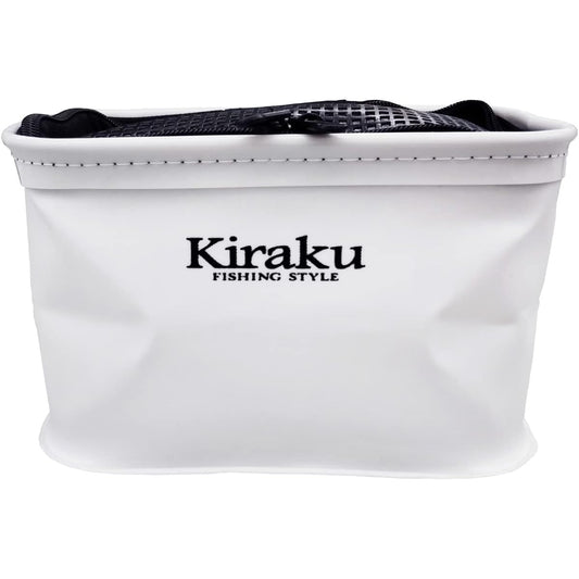 Sasame Needle SAT90 Kiraku Smelt Bucket Mini II White Height 22cm x Width 13cm x Height 12cm
