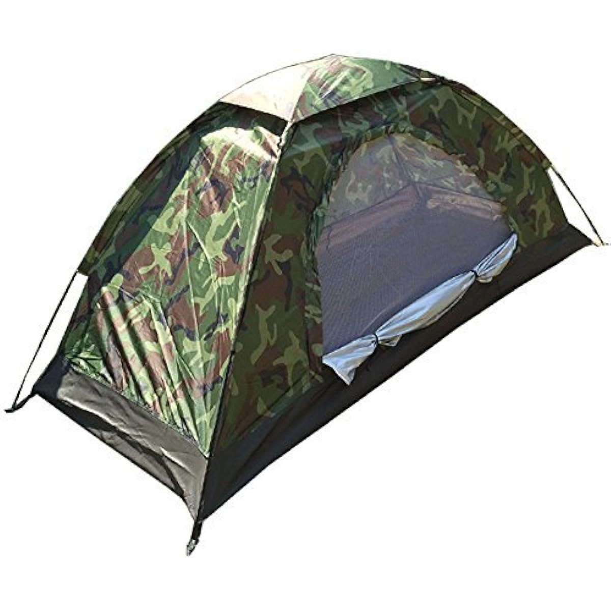 Tent for one person, compact, camouflage pattern, camping tent, solo tent, small tent, disaster prevention, emergency [Outdoor supplies]