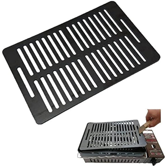 (11) Plate thickness 6.0mm 180mm x 280mm Full hole slit Extra thick iron plate Iwatani Robata net Grille compatible (stove is not included in the product)③