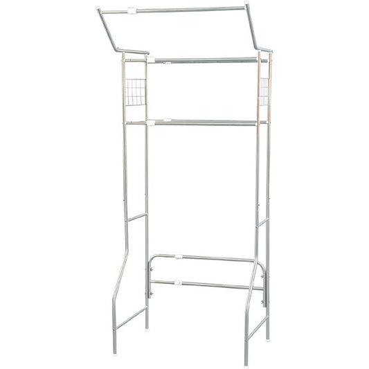 Iris Ohyama Laundry Rack All Stainless Steel Width 67~103 x Depth 63.5 x Height 190cm AS-192LR