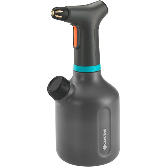 GARDENA Mist Spray 1L EasyPump AA x 2 Battery Operated [Can spray even when tilted] [Switchable spray type with brass nozzle] [German gardening brand] 11114-20