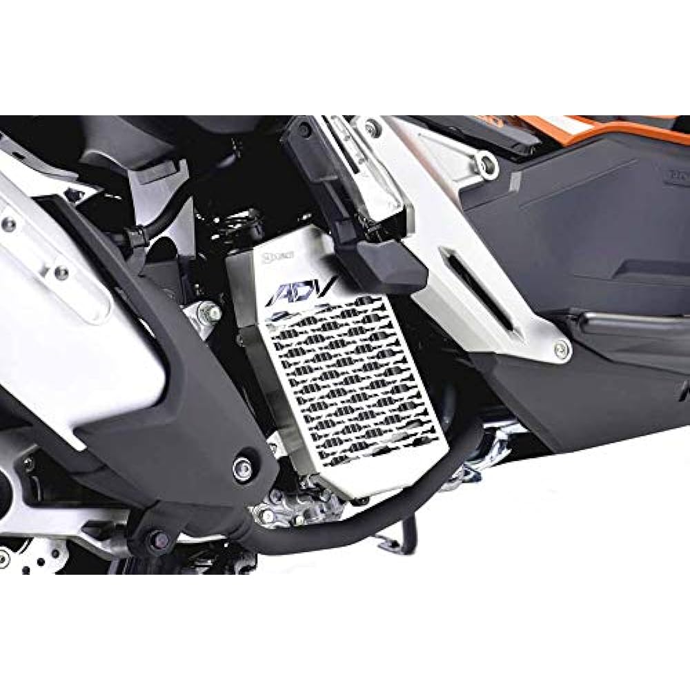 H2C ADV150 (20-21) Radiator Cover, Stainless Steel