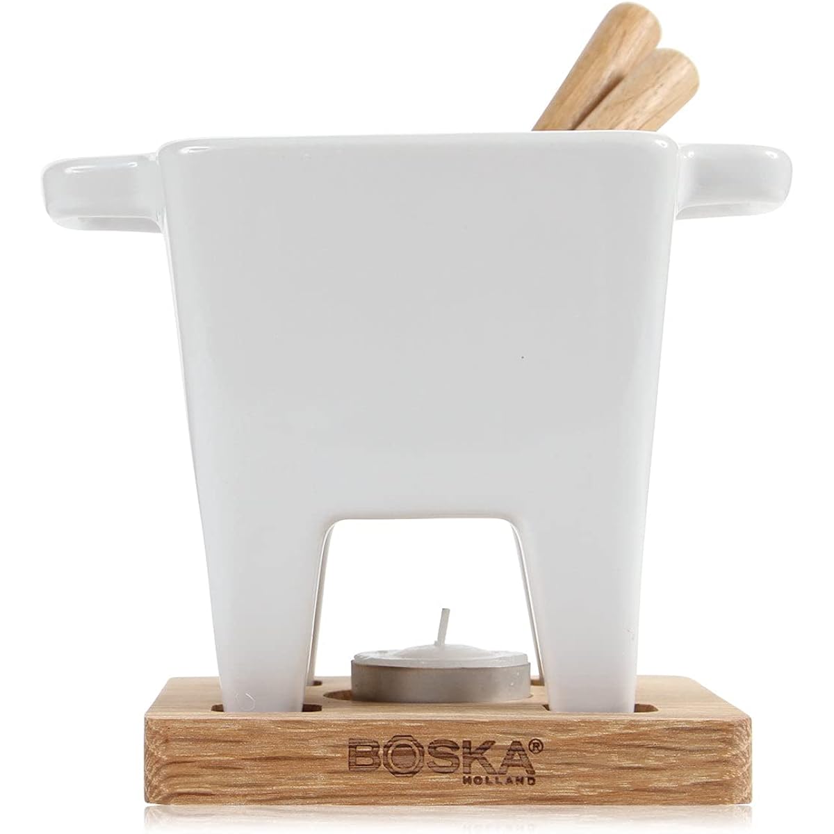 BOSKA Cheese fondue set for 2 people Oak 340030